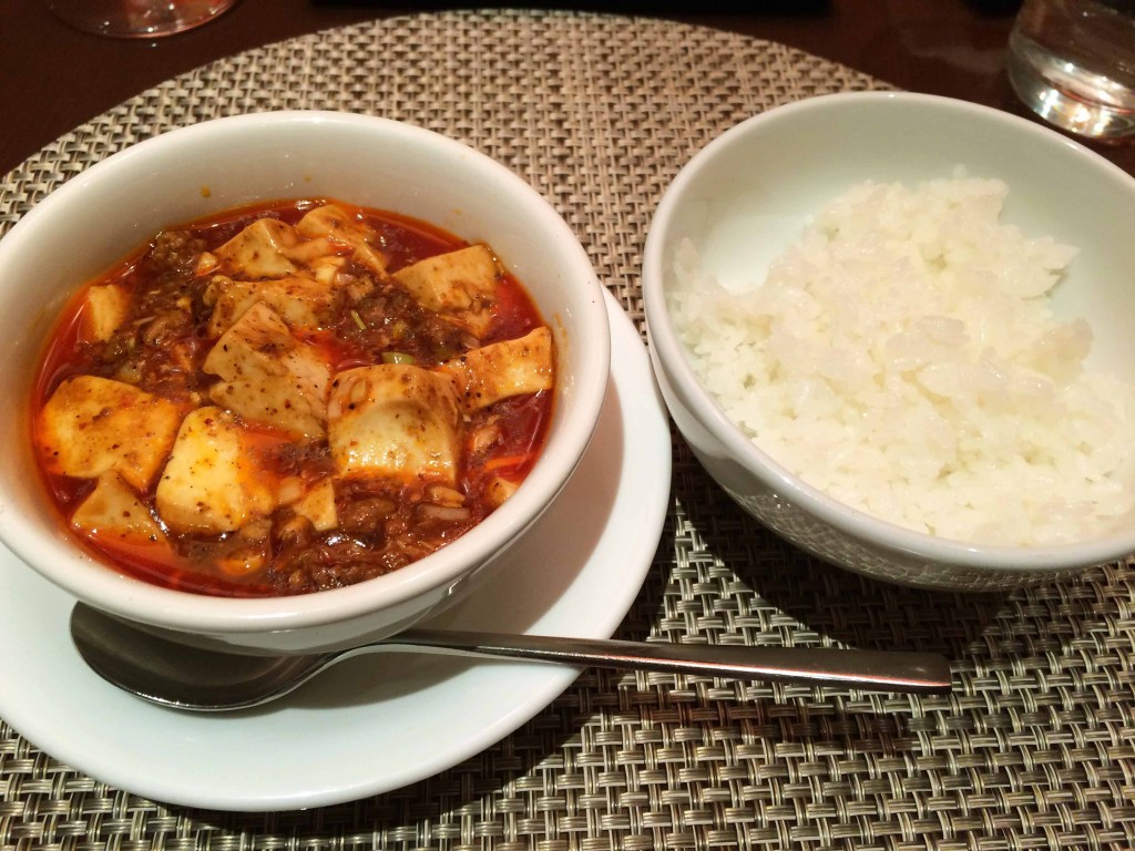 こちらは神楽坂の四川料理Lou Ron（ルウロン）の麻婆豆腐です