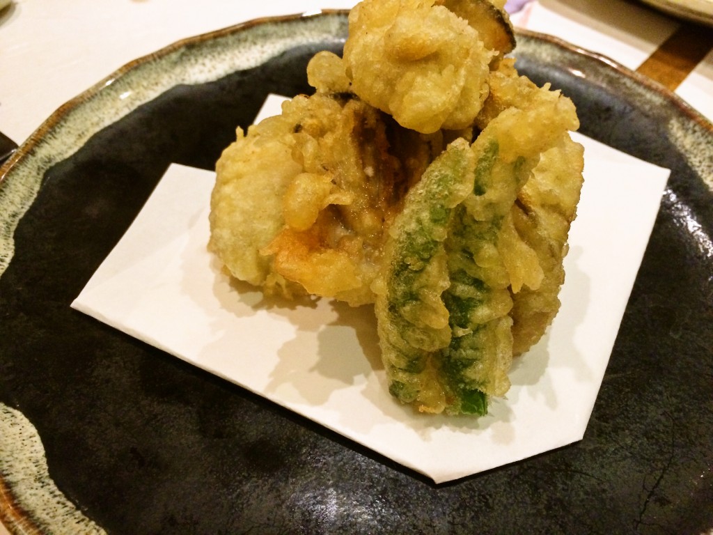 野菜の天ぷらです。